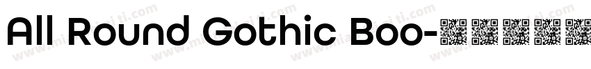 All Round Gothic Boo字体转换